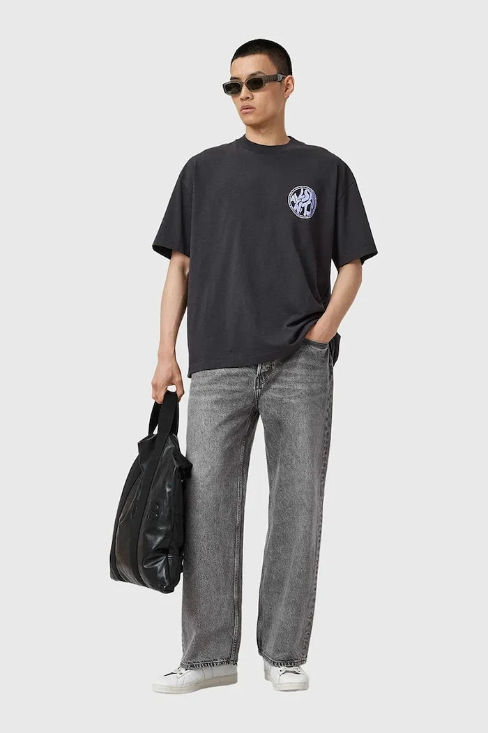 Памучна тениска AllSaints DISTORTION