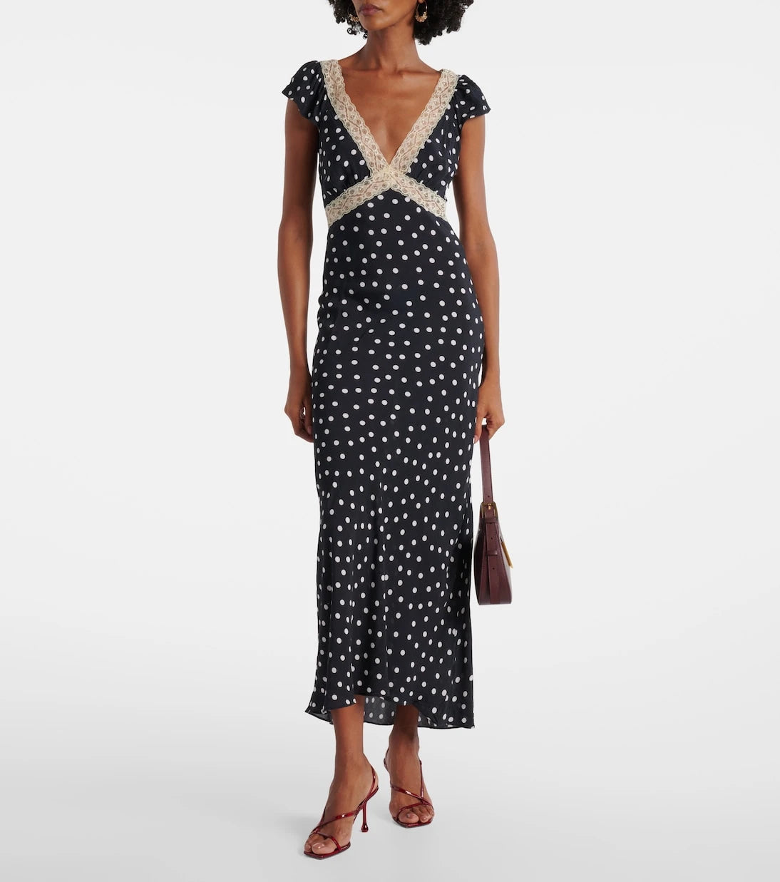 Rixo - Iggy polka-dot maxi dress