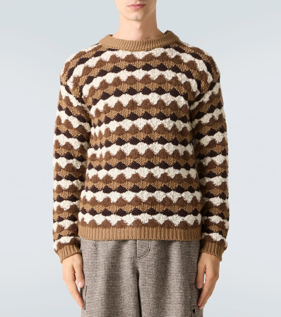 Moncler Grenoble - Wool and alpaca-blend jacquard sweater