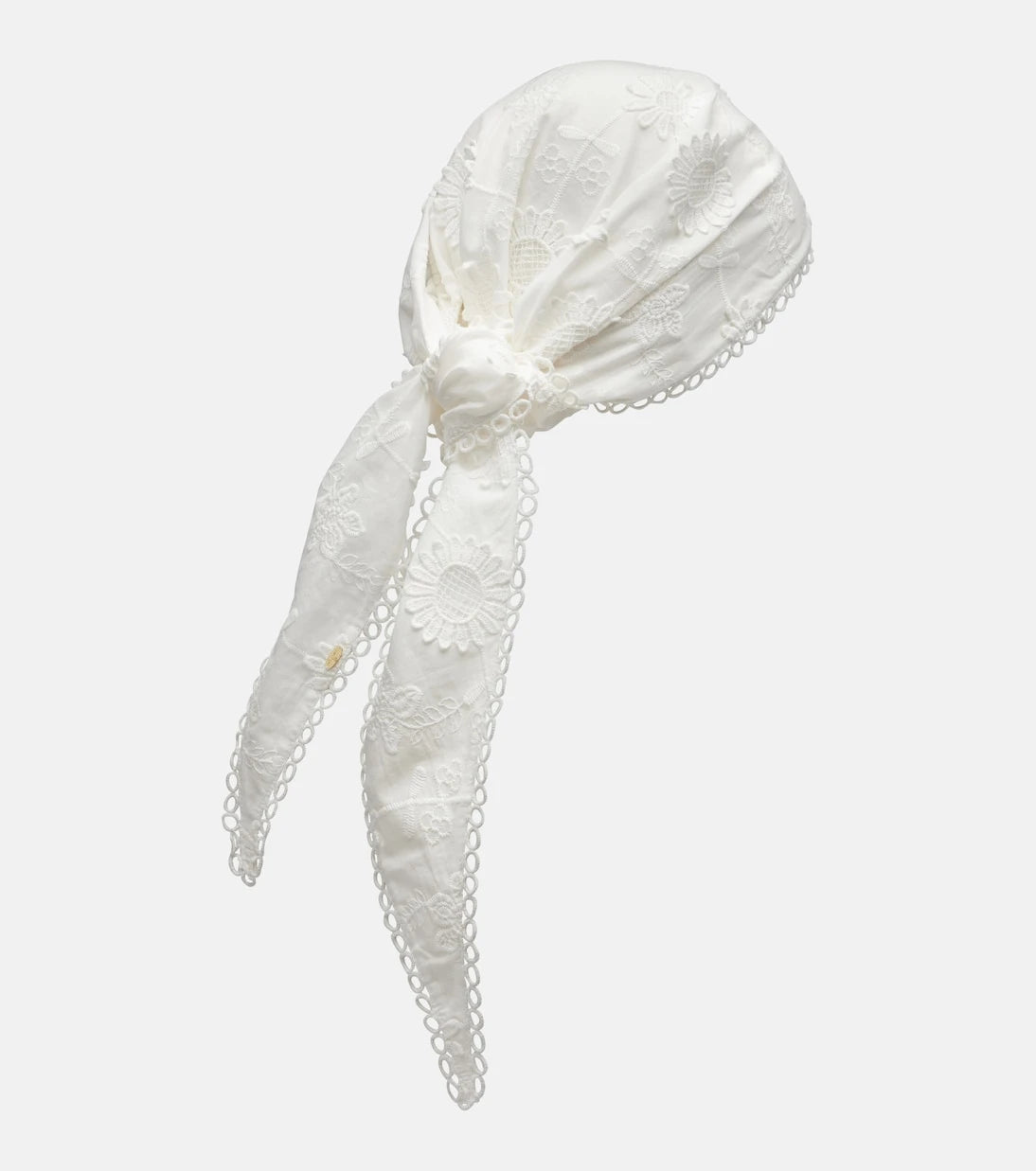Poupette St Barth - Aura embroidered cotton scarf