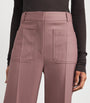 Victoria Beckham Pink Alina Tailored Trousers