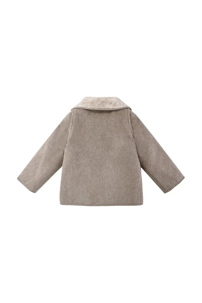 Yünlü Çocuk Montu Levian Jacket