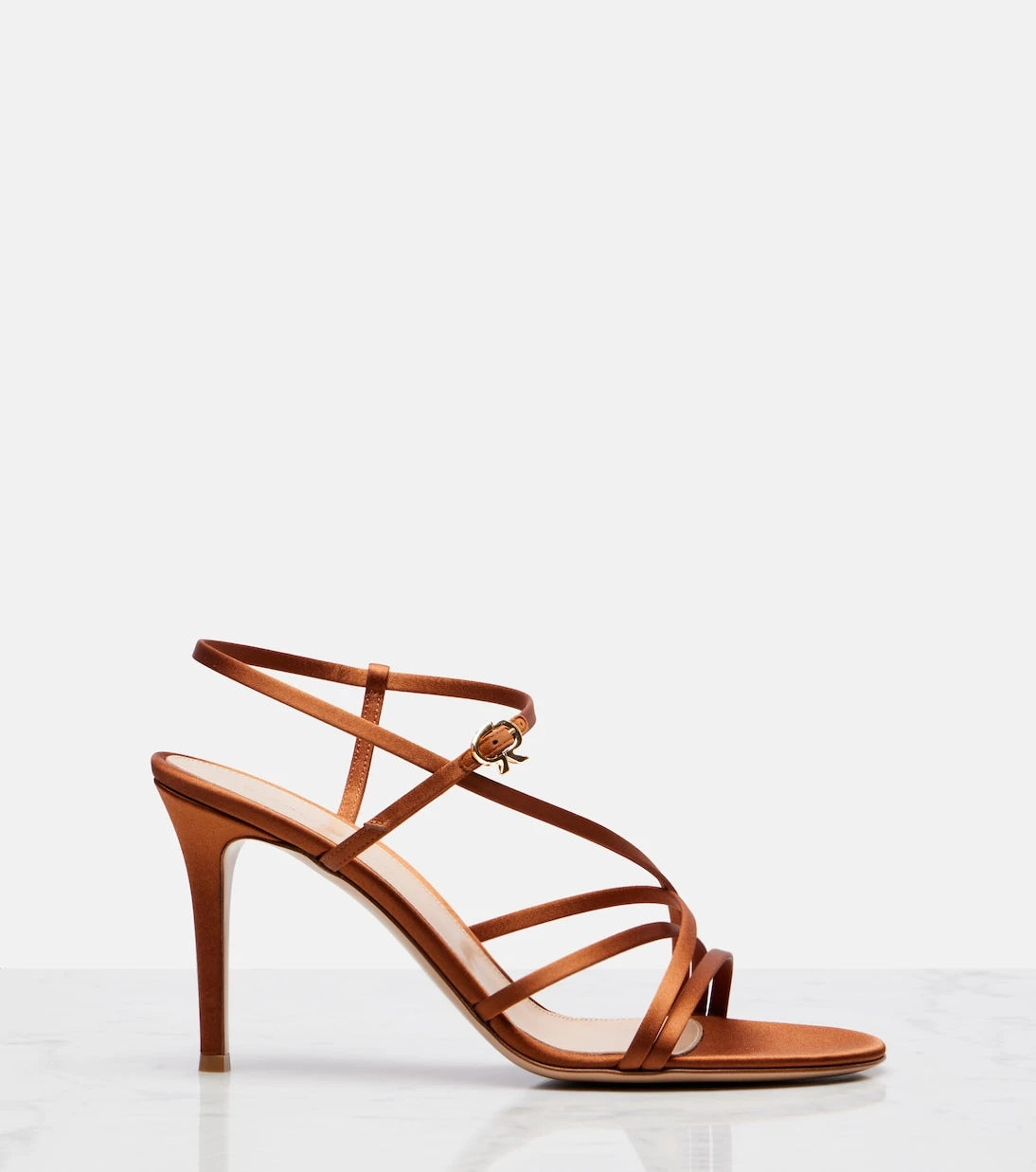 Gianvito Rossi - 85 satin sandals