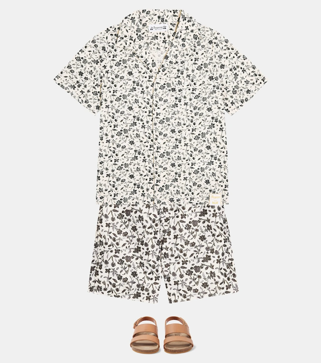 Bonpoint - Steve floral cotton shirt