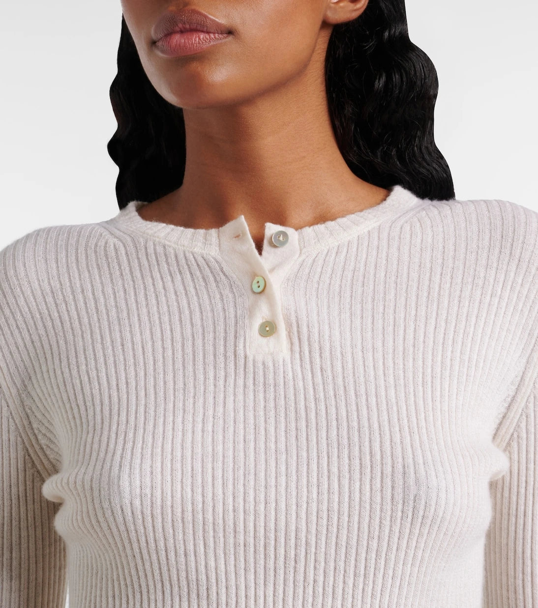 Vince - Cashmere and silk Henley shirt