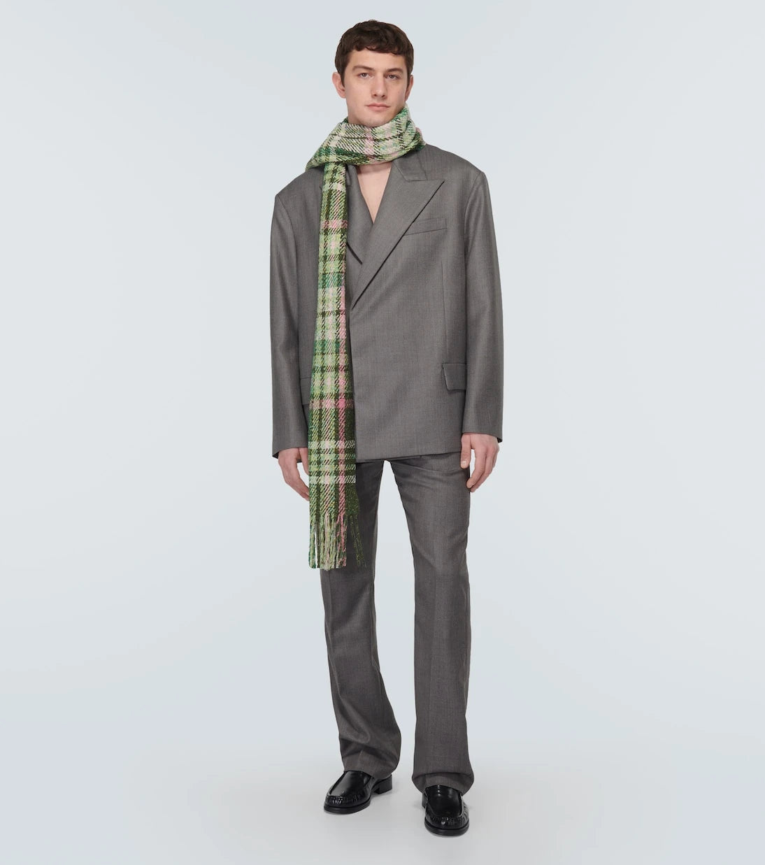 Acne Studios - بنطال مستقيم متوسط الارتفاع