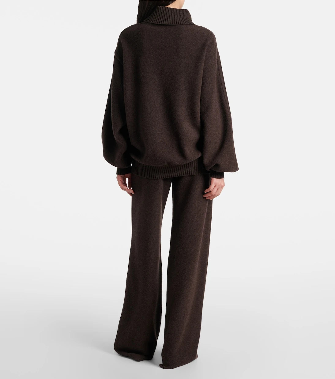 Loro Piana - سويتر North Woods كبير الحجم من مزيج الصوف