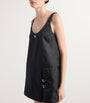 Prada Black Re-Nylon Mini Dress