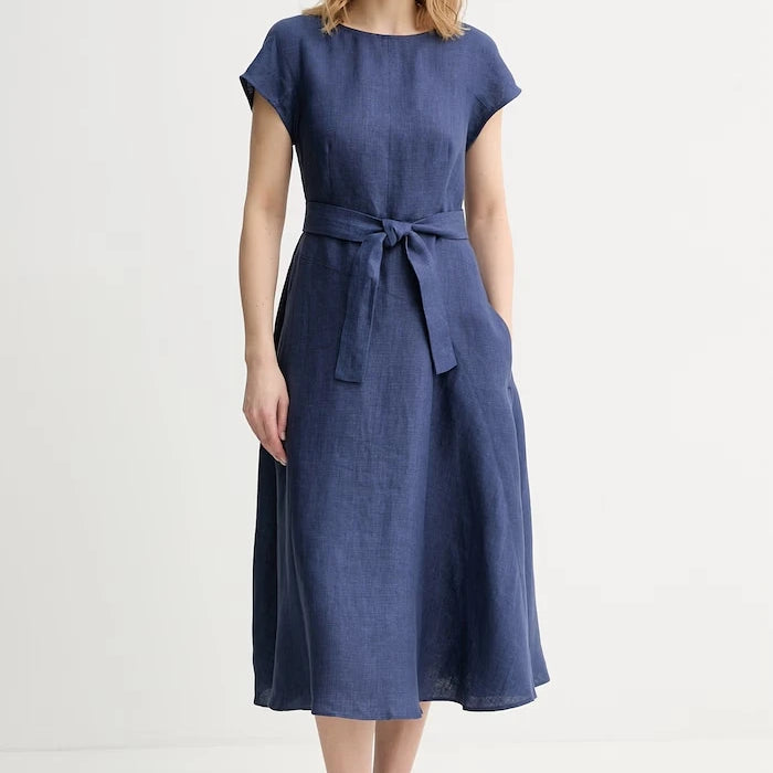 Weekend Max Mara рокля от лен ESORDIO