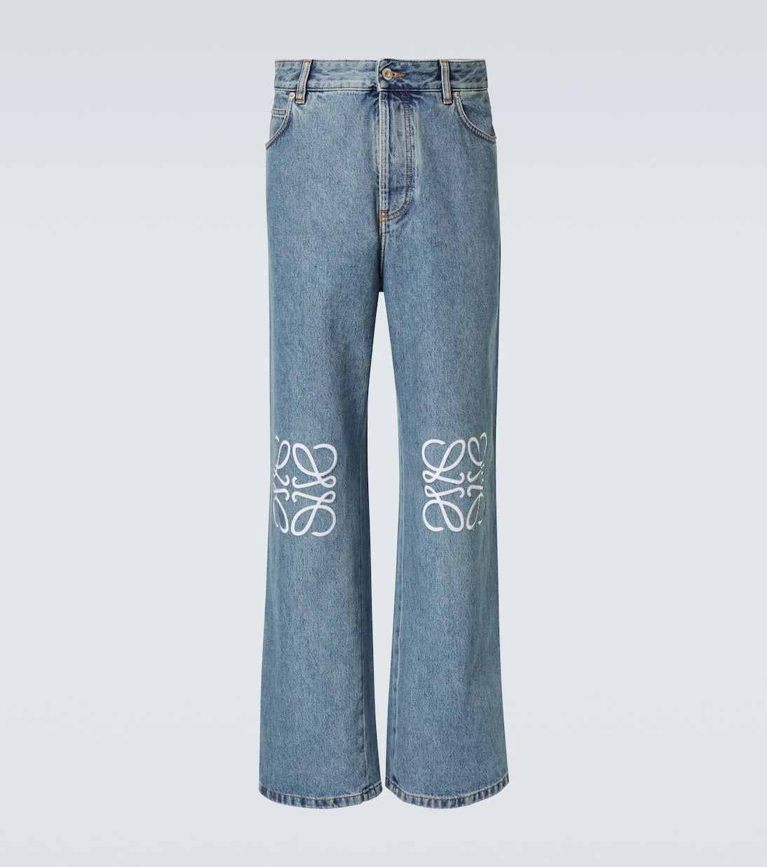 Loewe - Anagram wide-leg jeans