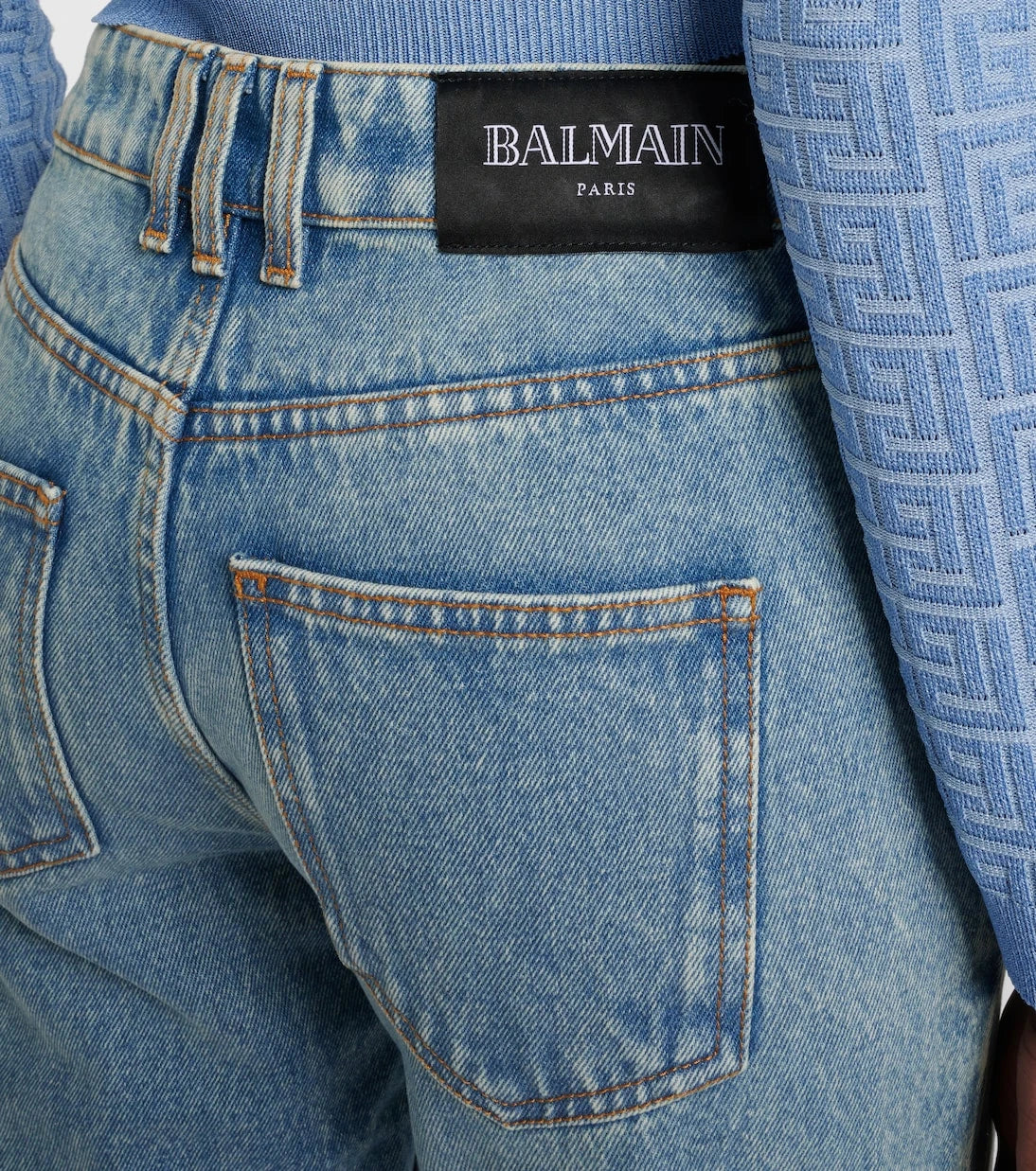 Balmain - Low-rise bootcut jeans