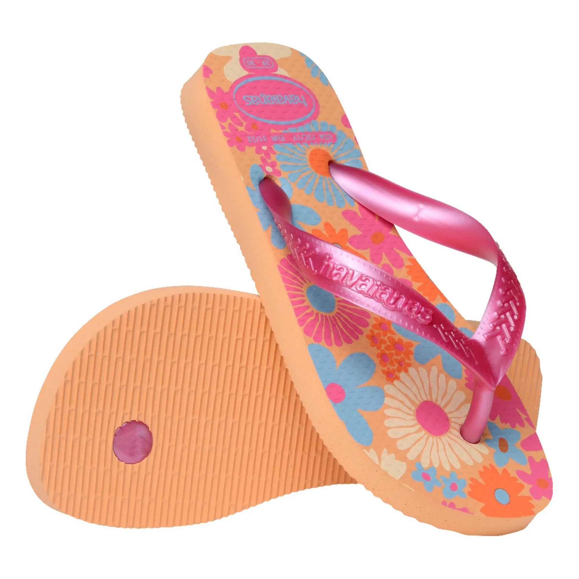 Havaianas - Flores baby flip-flops | Orange