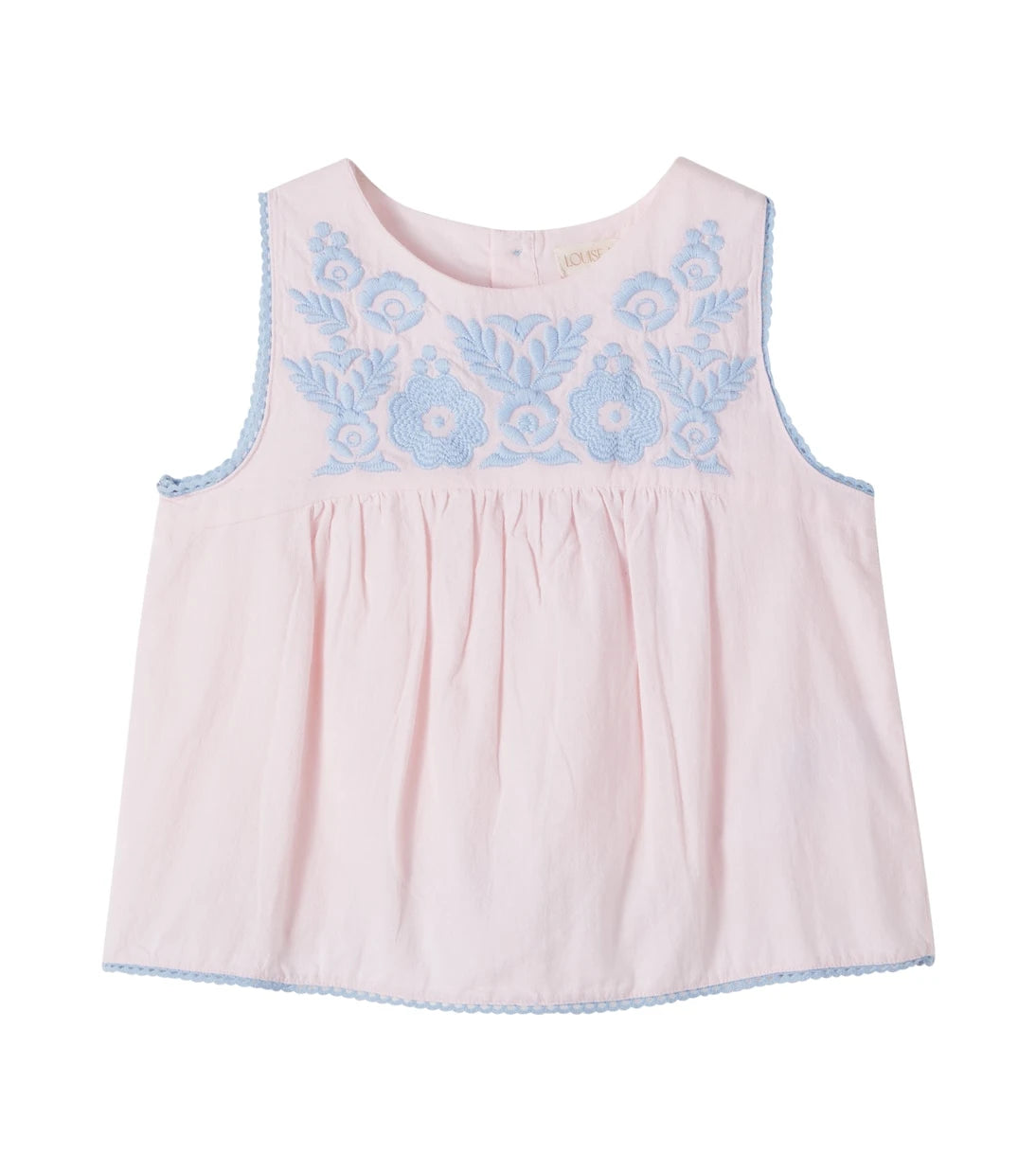 Louise Misha - Solenia embroidered cotton top
