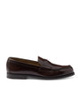 Brushed Leather Loafers