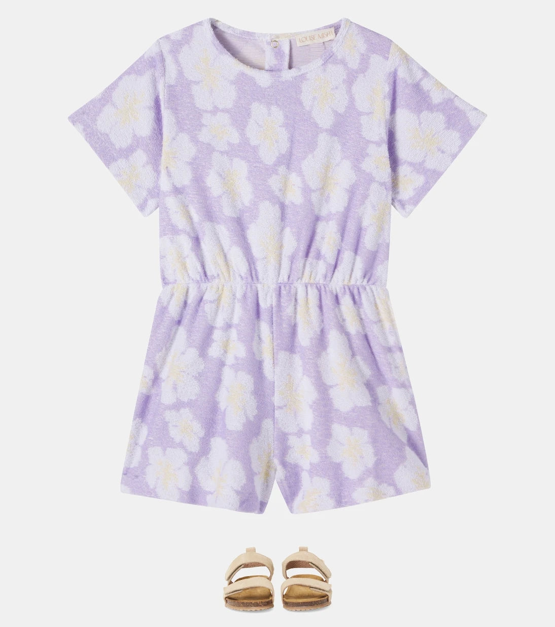 Louise Misha - Chiarane floral cotton-blend jumpsuit