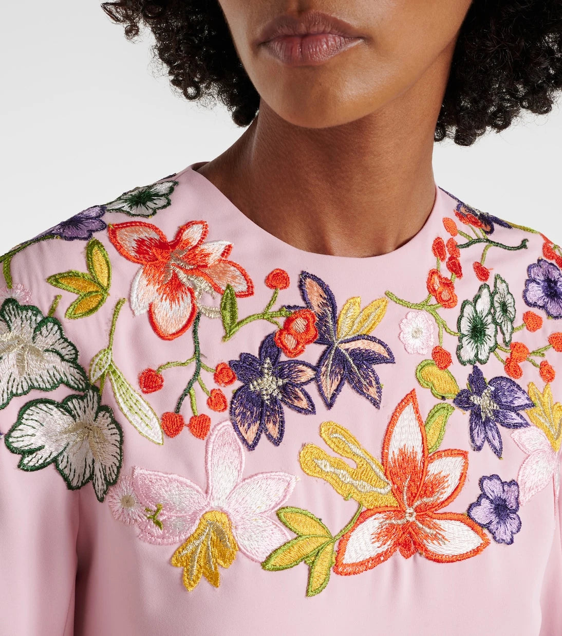 Costarellos - Embroidered gown