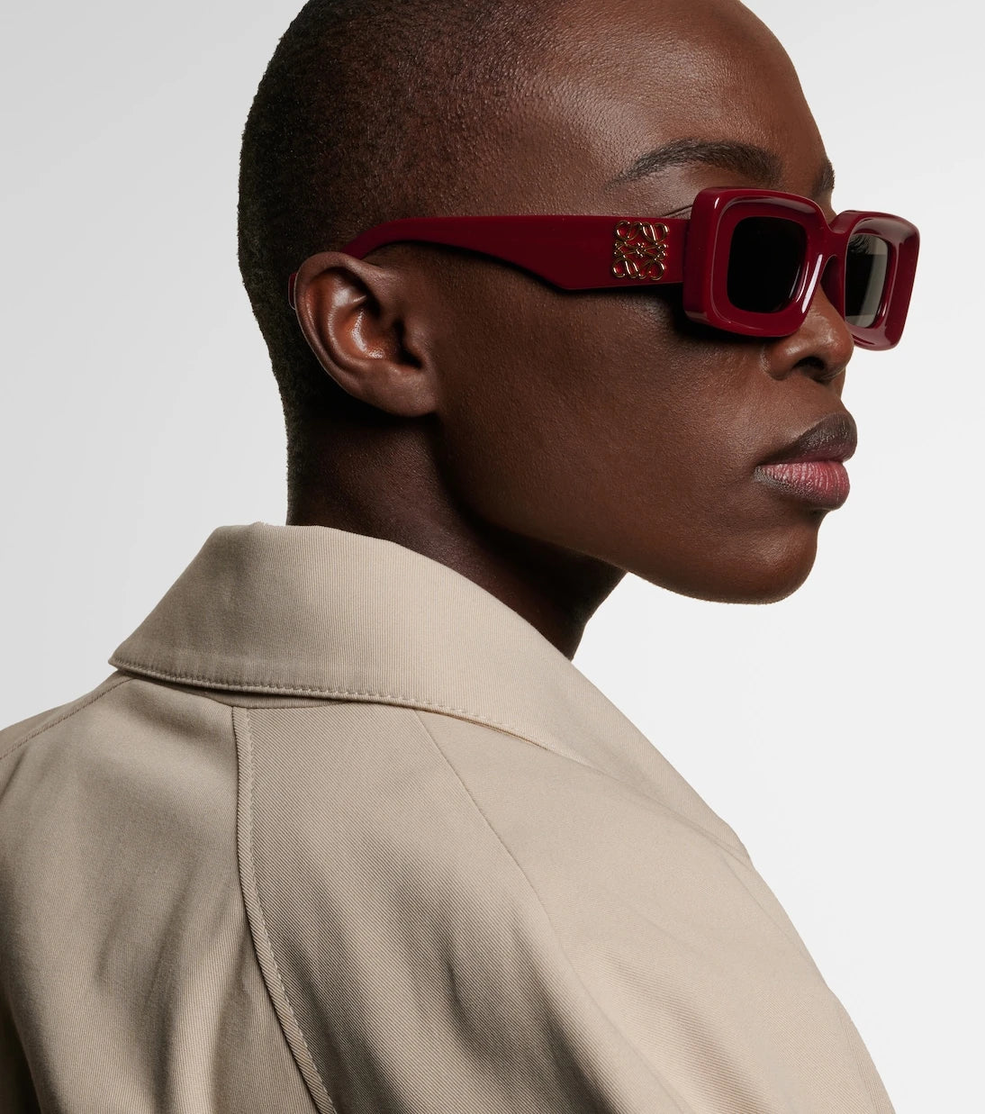 Loewe - نظارة شمسية مستطيلة Anagram