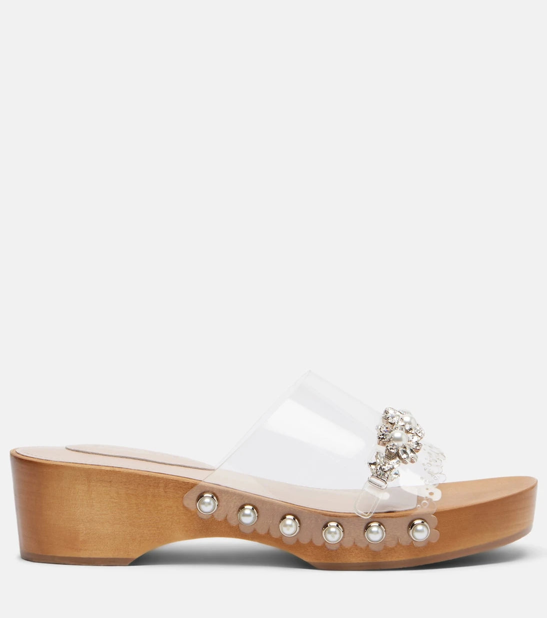 Simone Rocha - قباقيب PVC مزينة