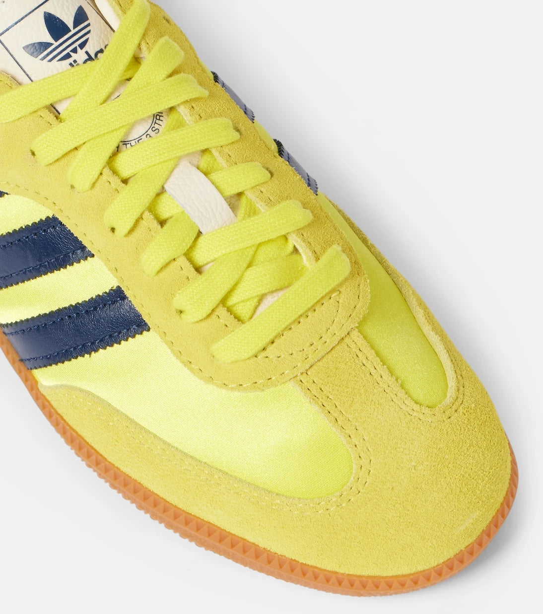 Adidas - Samba OG suede-trimmed satin sneakers