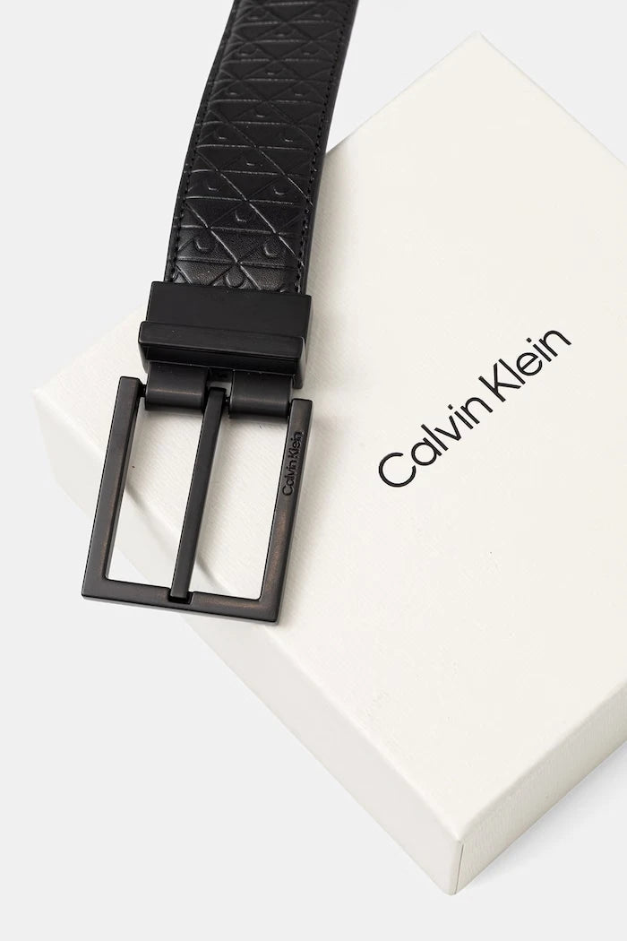 Calvin Klein двустранен колан мъжки от кожа