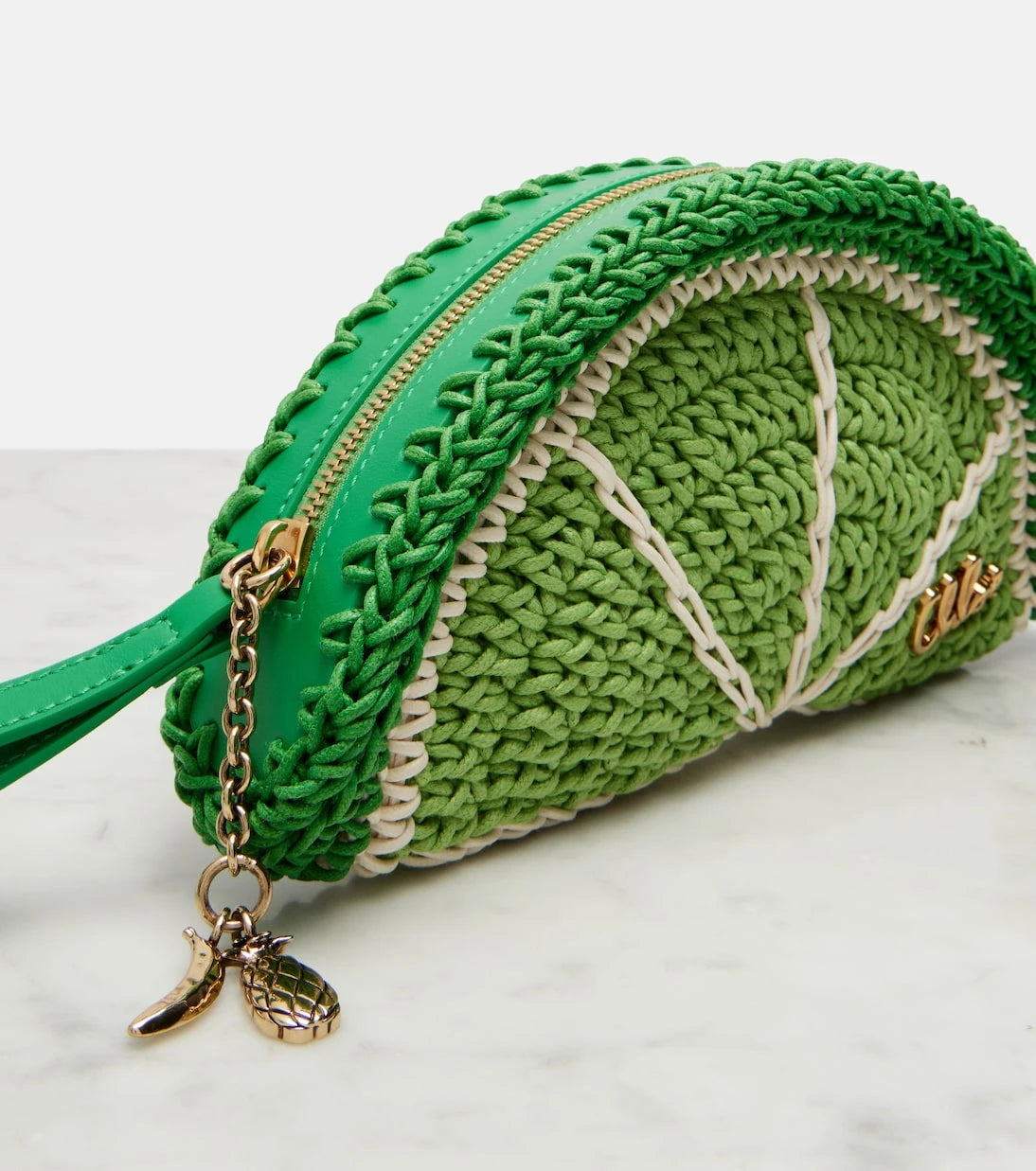 Chloé - Chloé Tropicus Lime Slice clutch