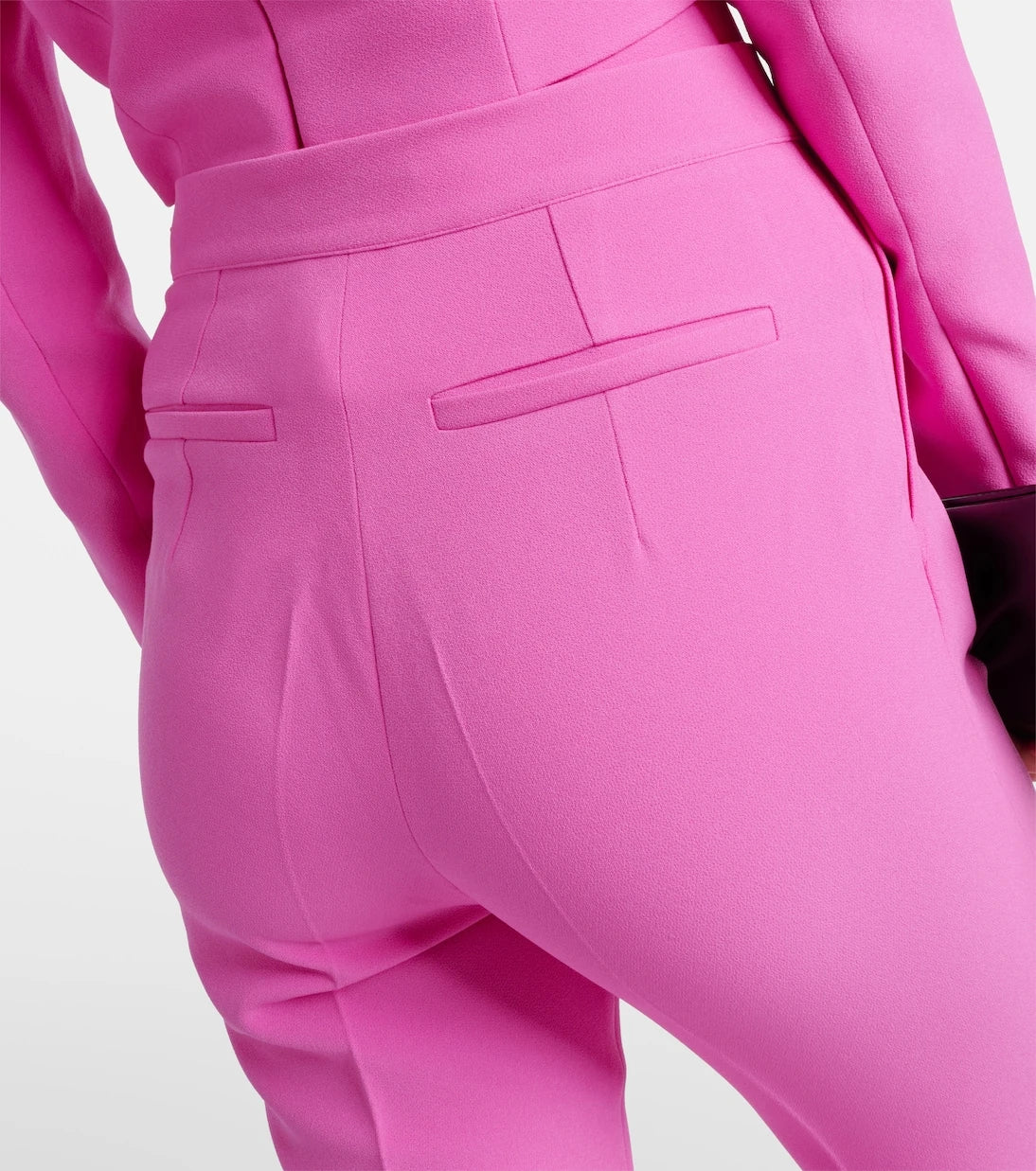 Safiyaa - Alexa high-rise flared crêpe pants