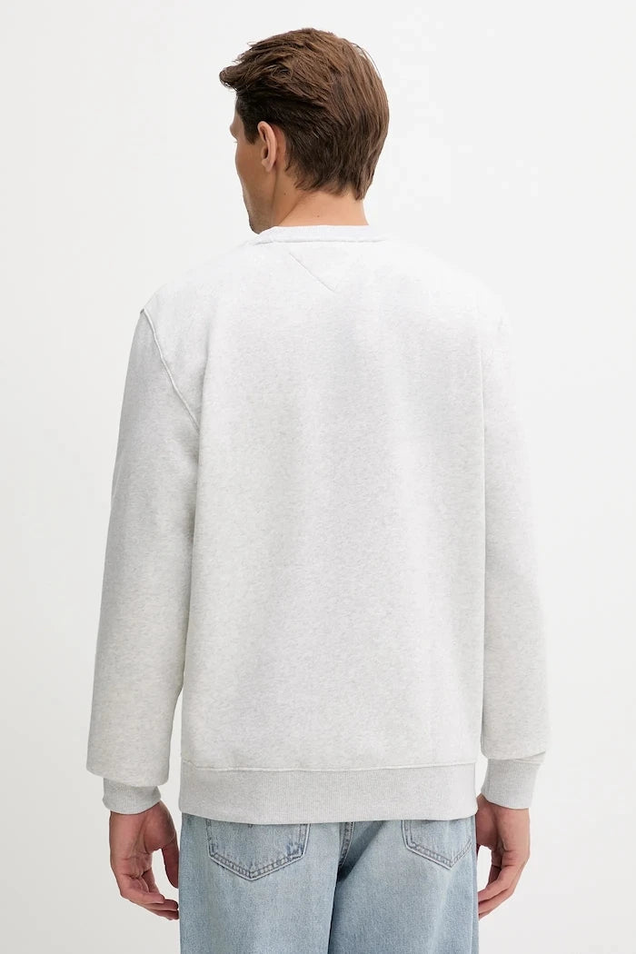 Tommy Jeans erkek pamuklu sweatshirt