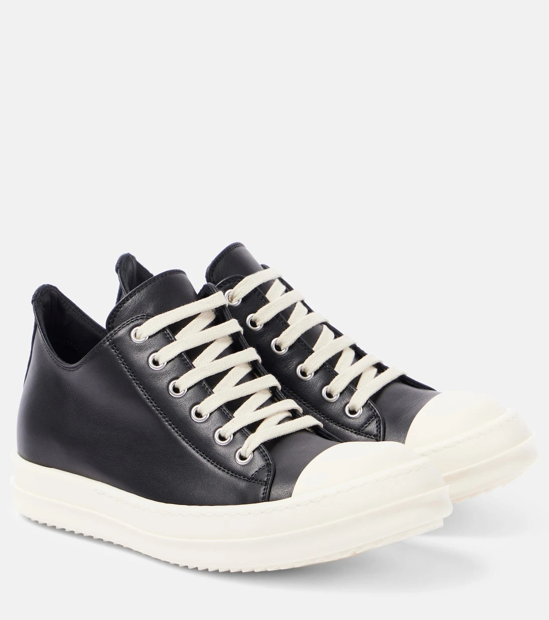 Rick Owens - Sneaks Low leather sneakers