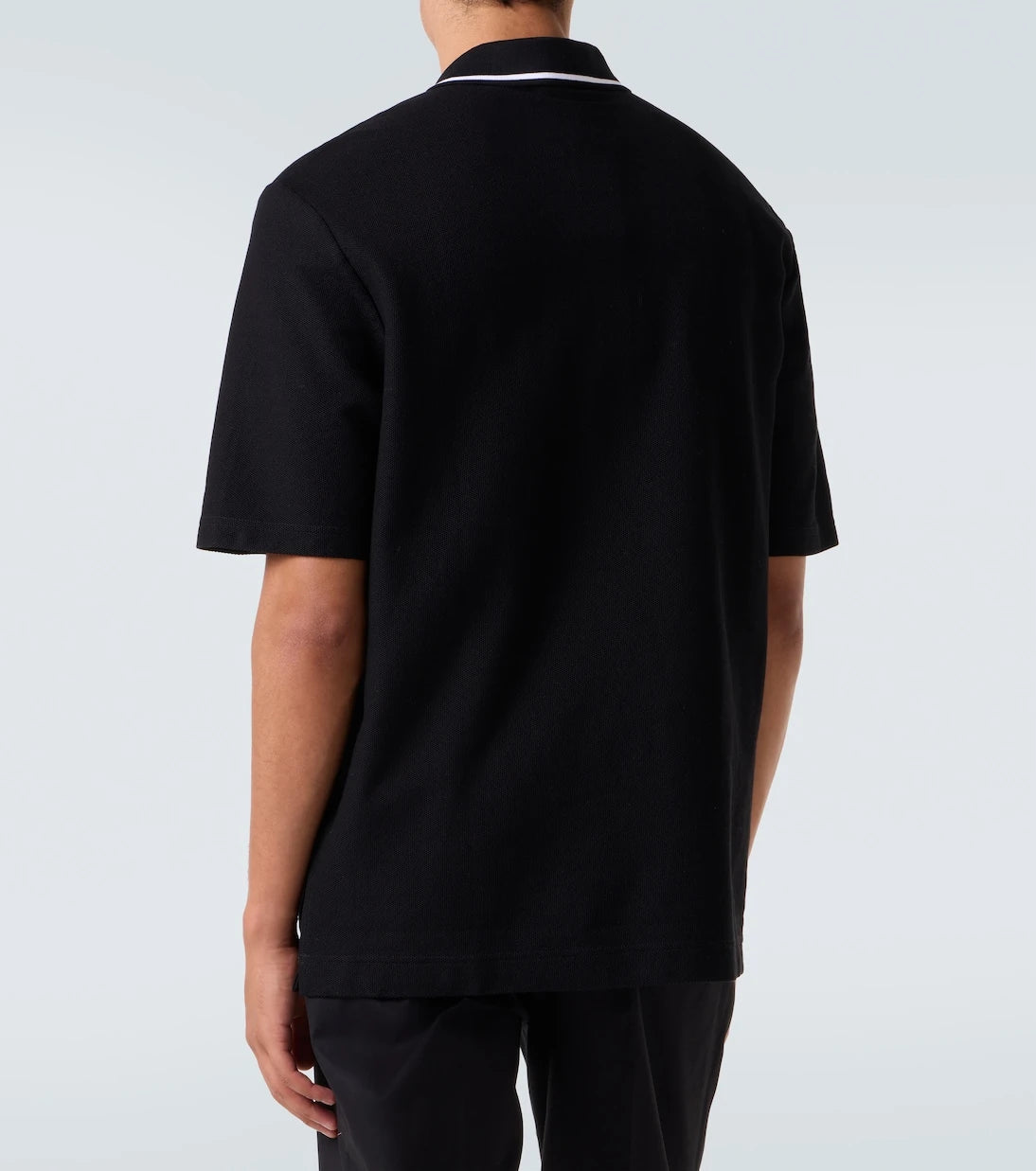 Dolce&Gabbana - DG embroidered cotton polo shirt