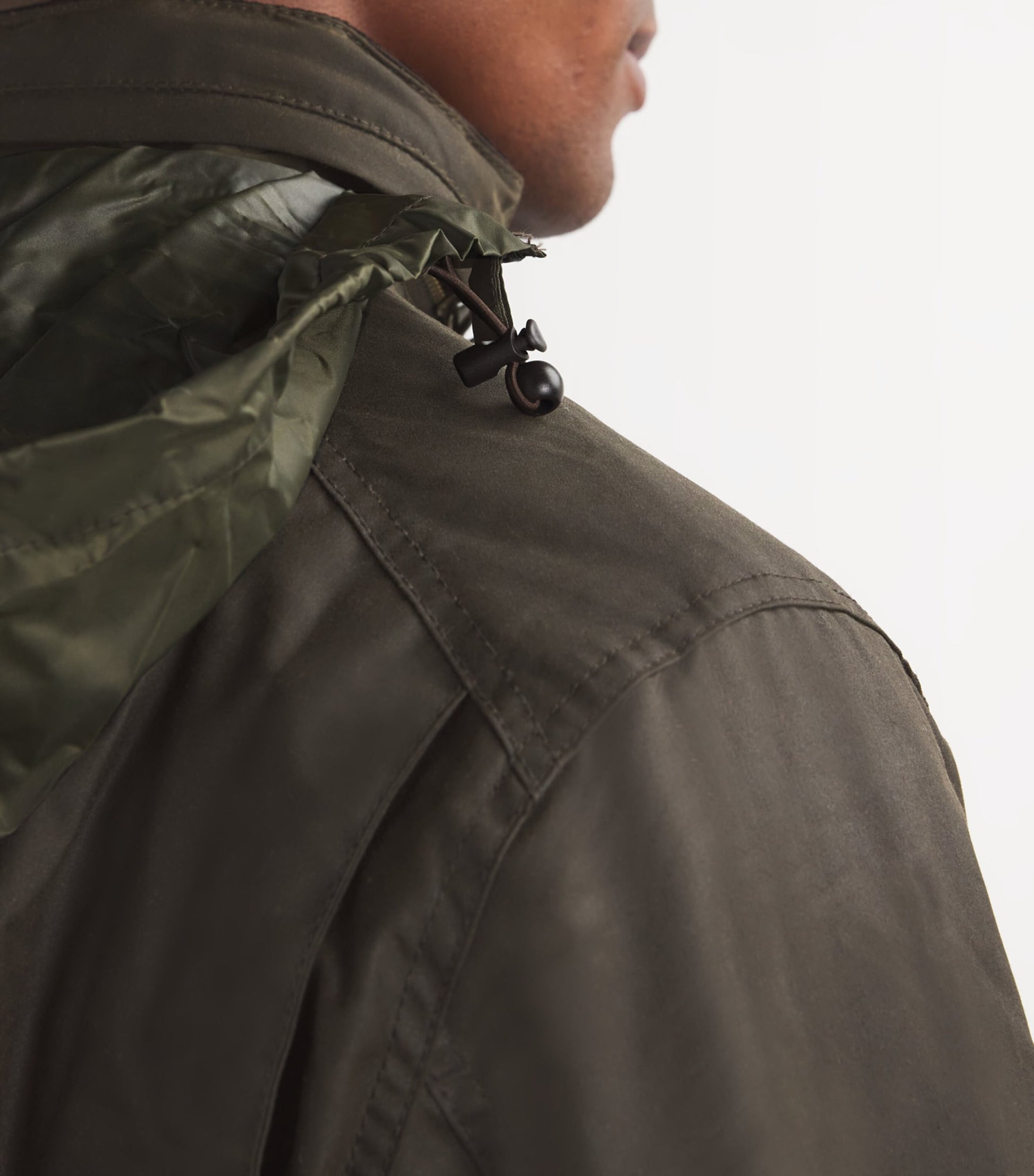 Green Waxed Sapper Jacket
