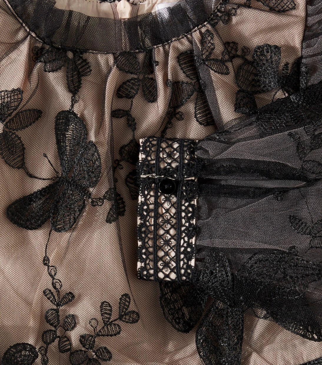 Petite Amalie - Embellished tulle dress