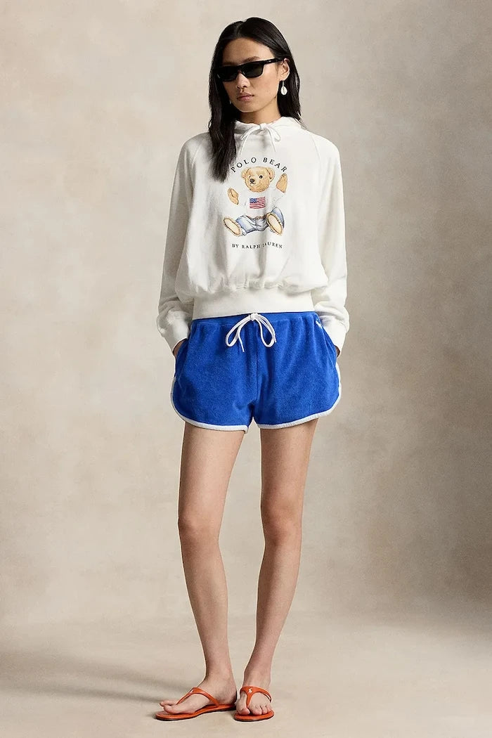 Polo Ralph Lauren kadın pamuklu kapüşonlu sweatshirt