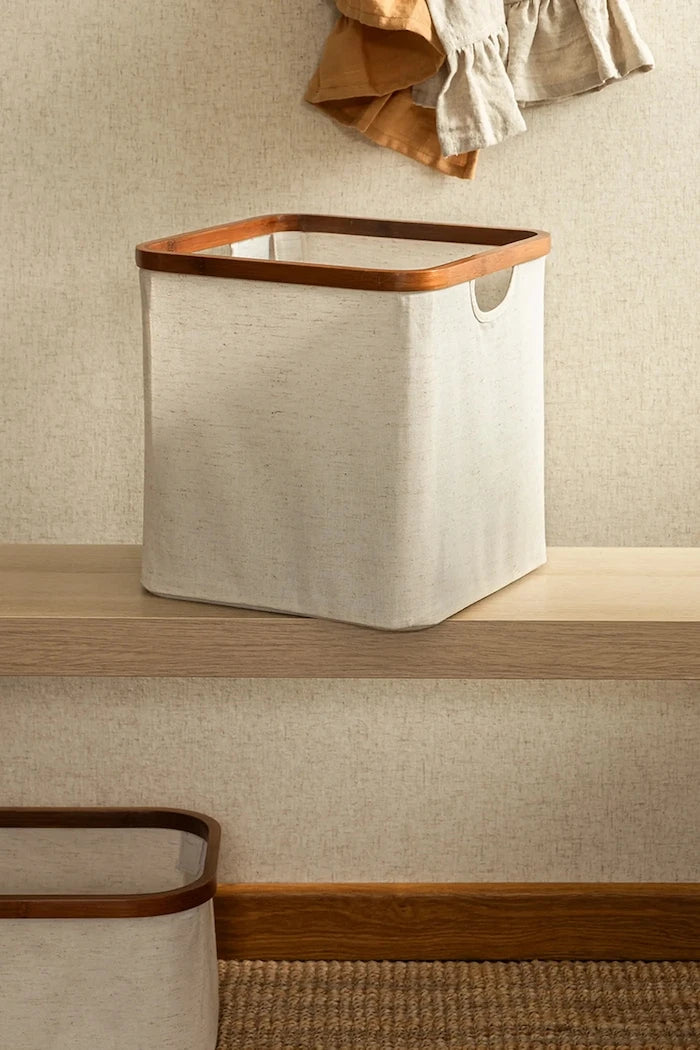 Bigso Box of Sweden текстil çamaşır sepeti 30 x 30 x 30 cm