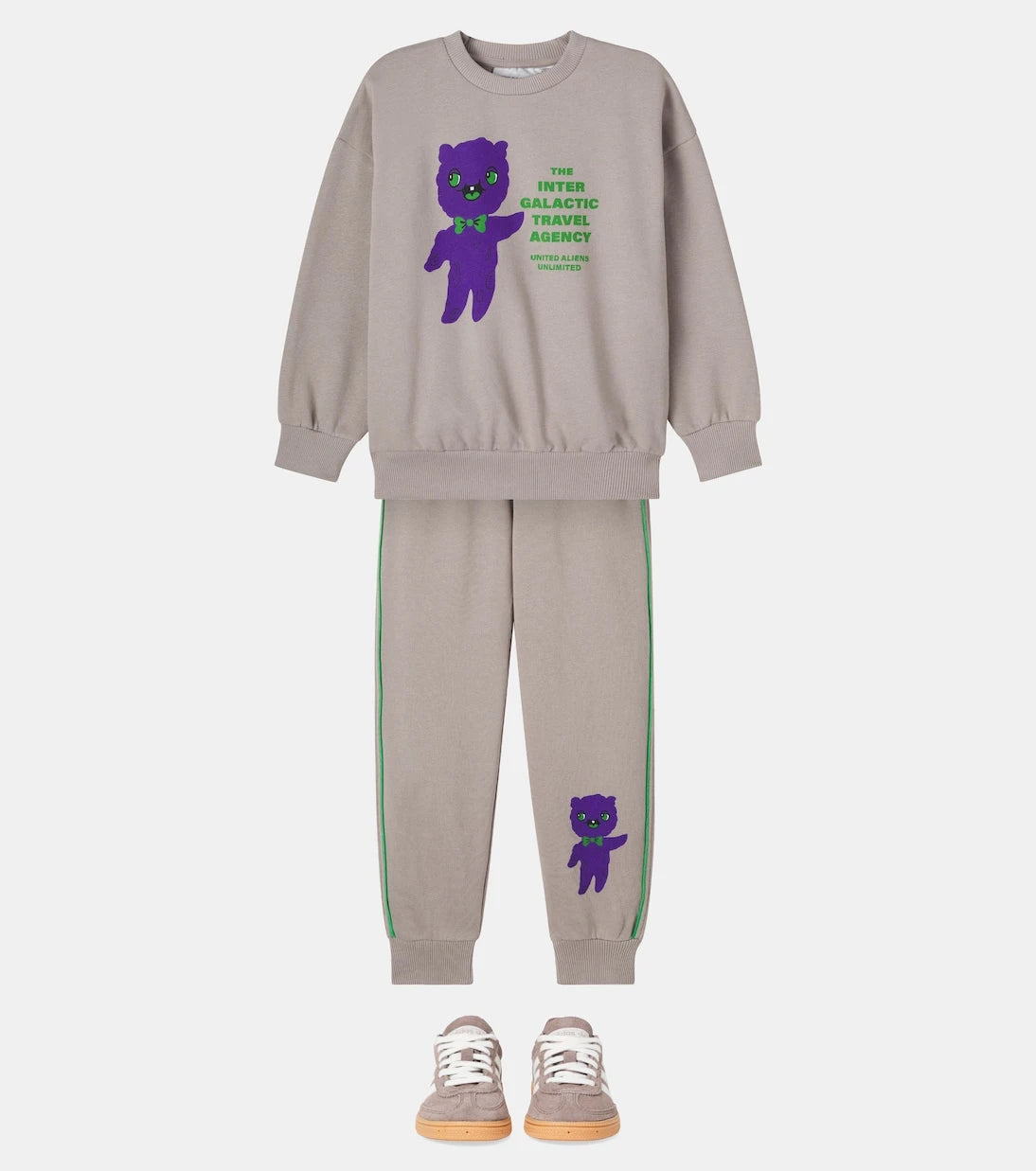 Mini Rodini - Alien cotton jersey sweatshirt