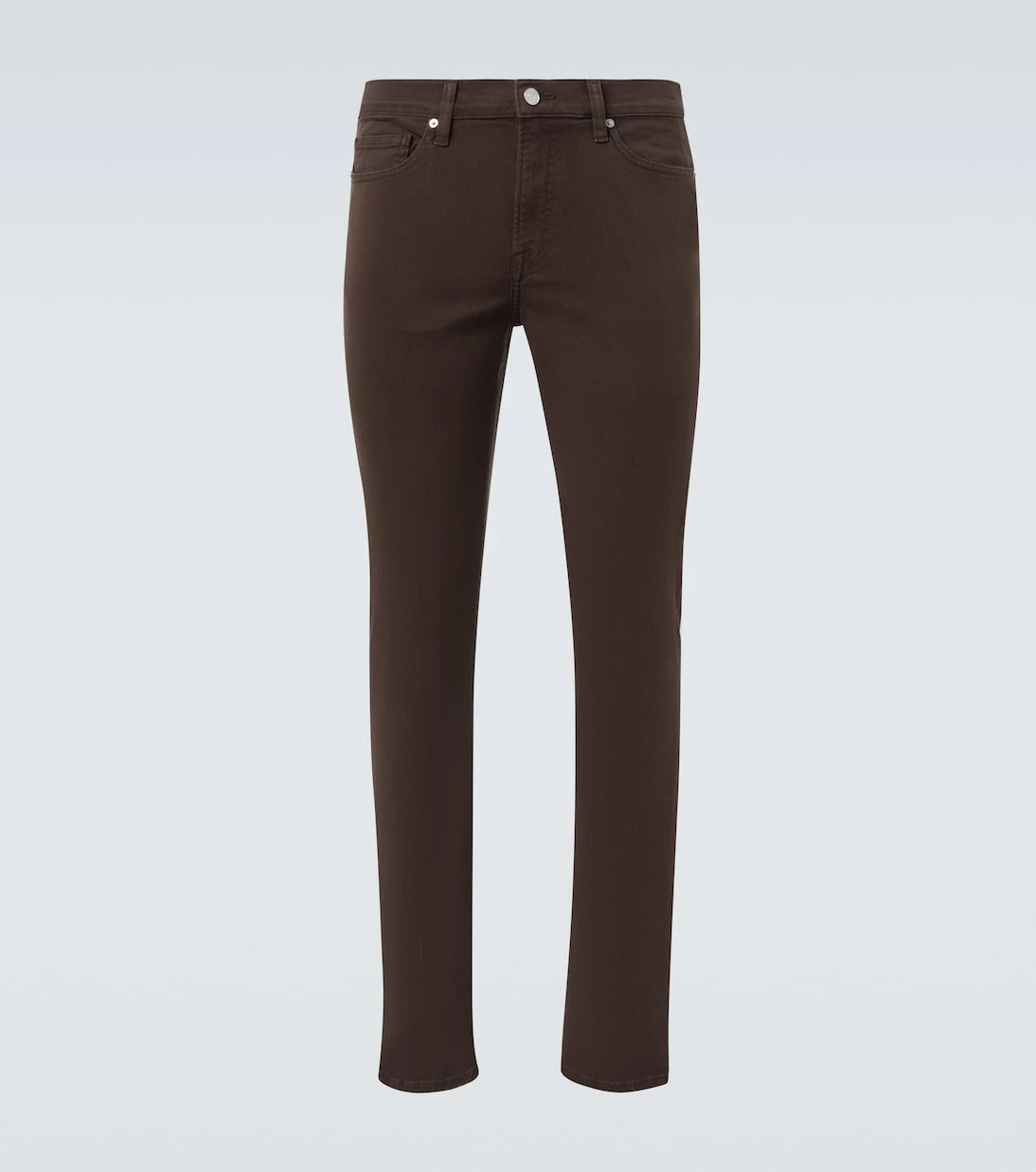 Frame - بنطلون جينز L'Homme بقصّة Slim وخصر متوسط الارتفاع