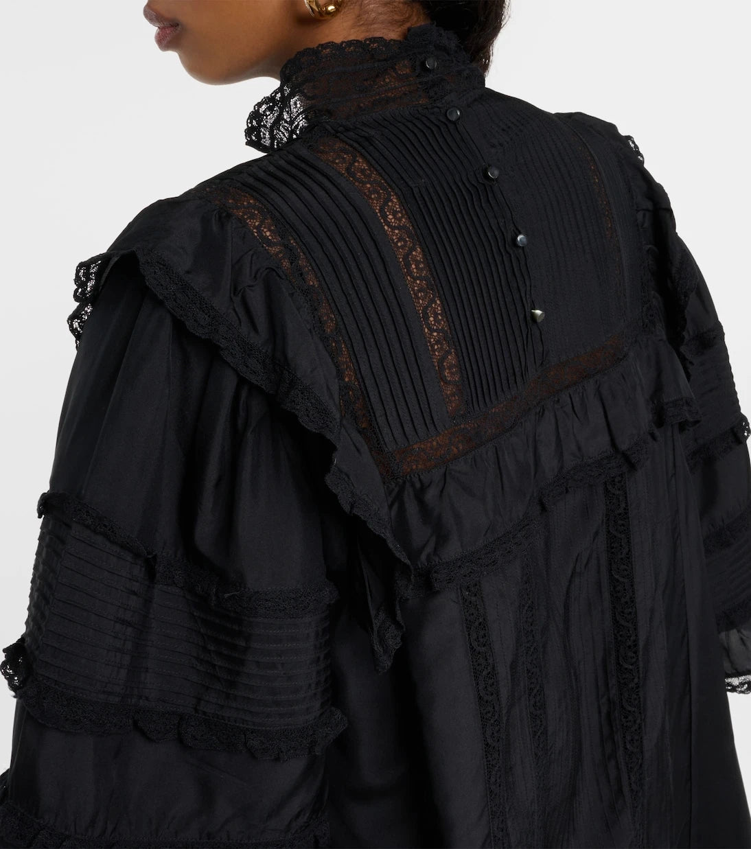 Isabel Marant - Zakae ruffle-trimmed silk minidress