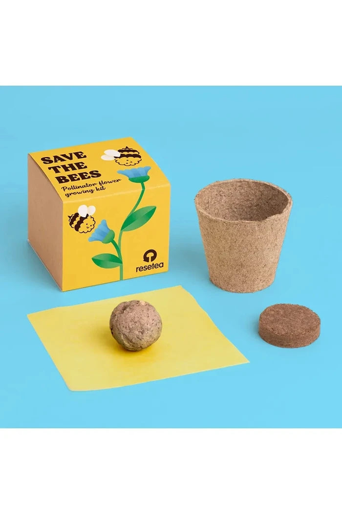 RESETEA Save the bees Çiçek Yetiştirme Seti 7 x 6,5 x 7 cm