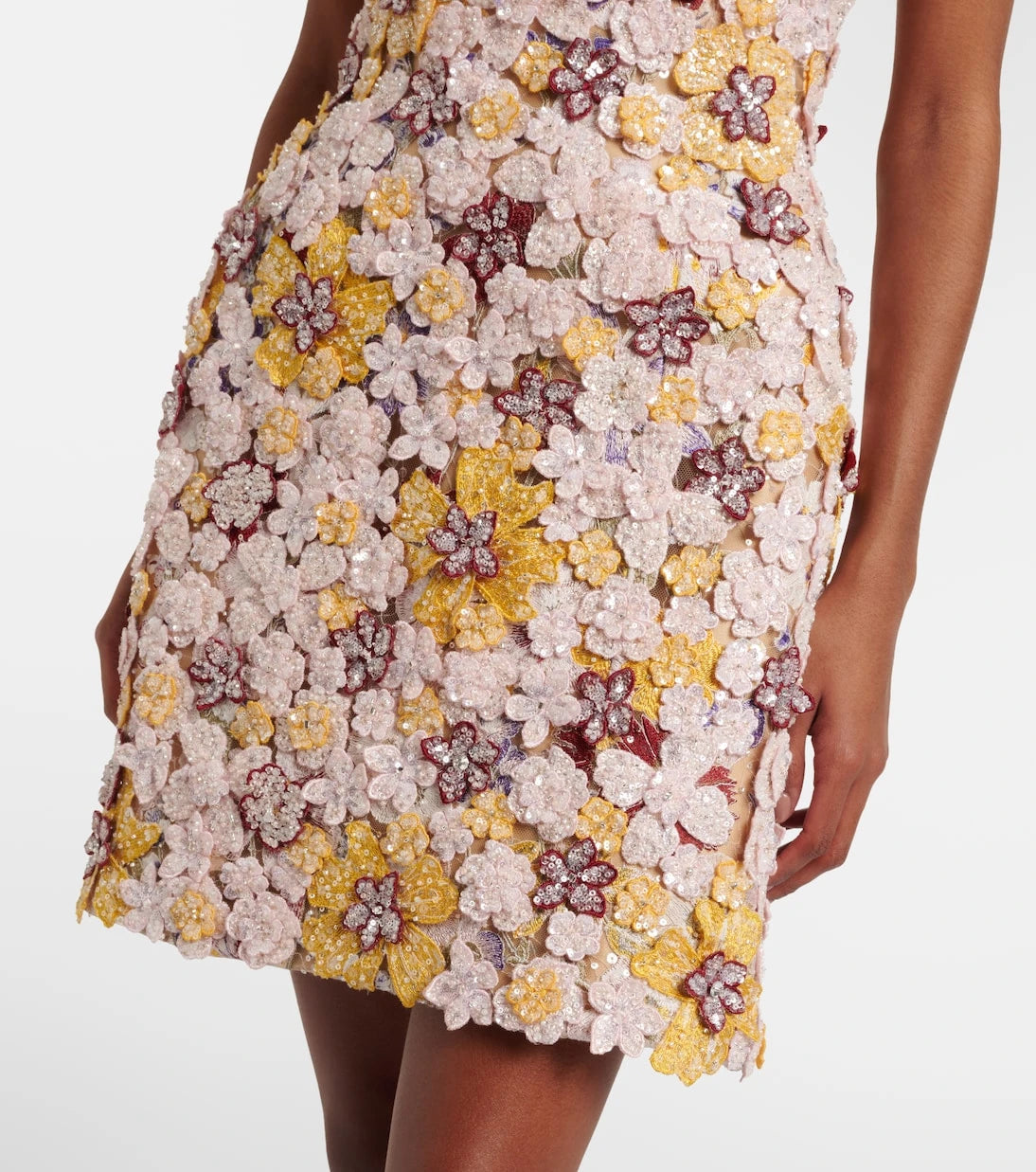 Costarellos - Sirra embellished corset dress