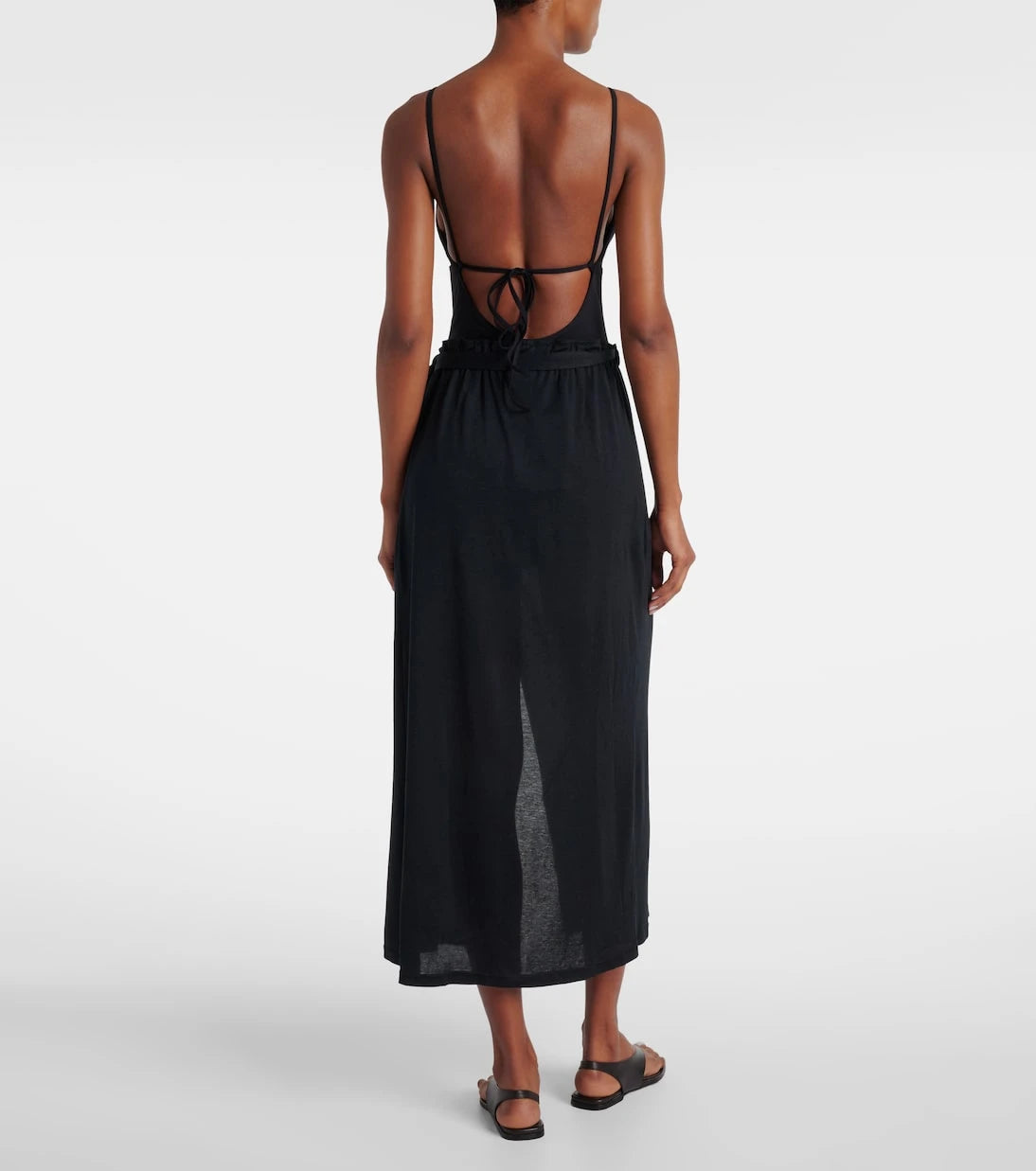 Toteme - Cotton and silk midi skirt