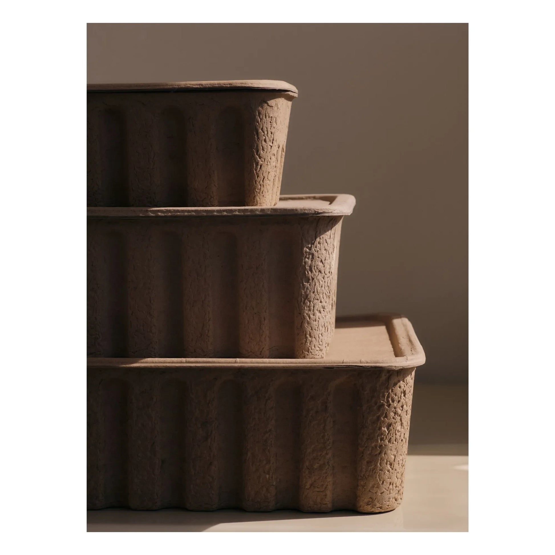 Ferm Living - Paper storage box  | Brown