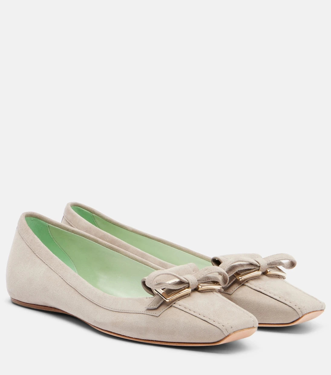 Roger Vivier - Trompette suede ballet flats