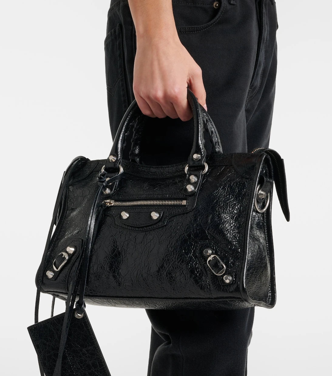 Balenciaga - Le City Small leather tote bag
