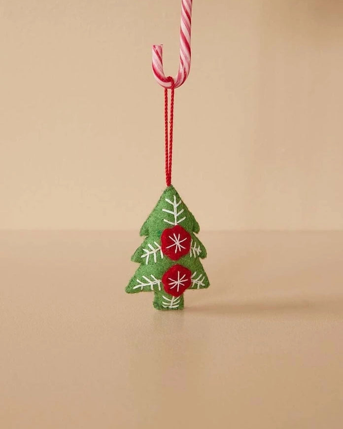 Декоративна висулка Rice Christmas Tree Fabric