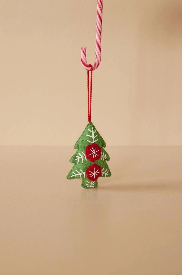 Декоративна висулка Rice Christmas Tree Fabric