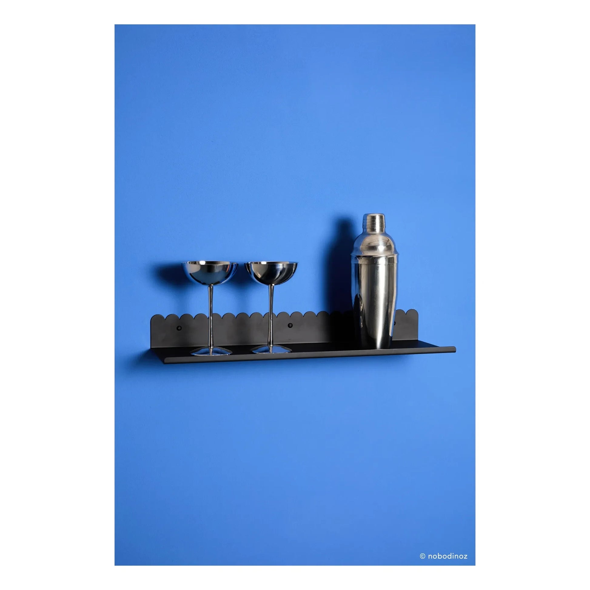 Nobodinoz - Vibes wall shelf 50x16 cm | Black