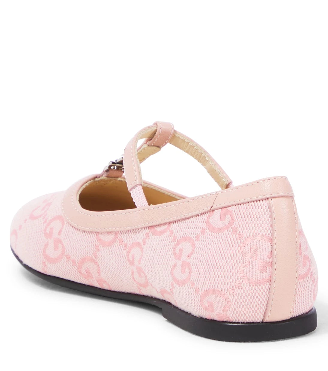 Gucci Kids - حذاء باليه GG Canvas