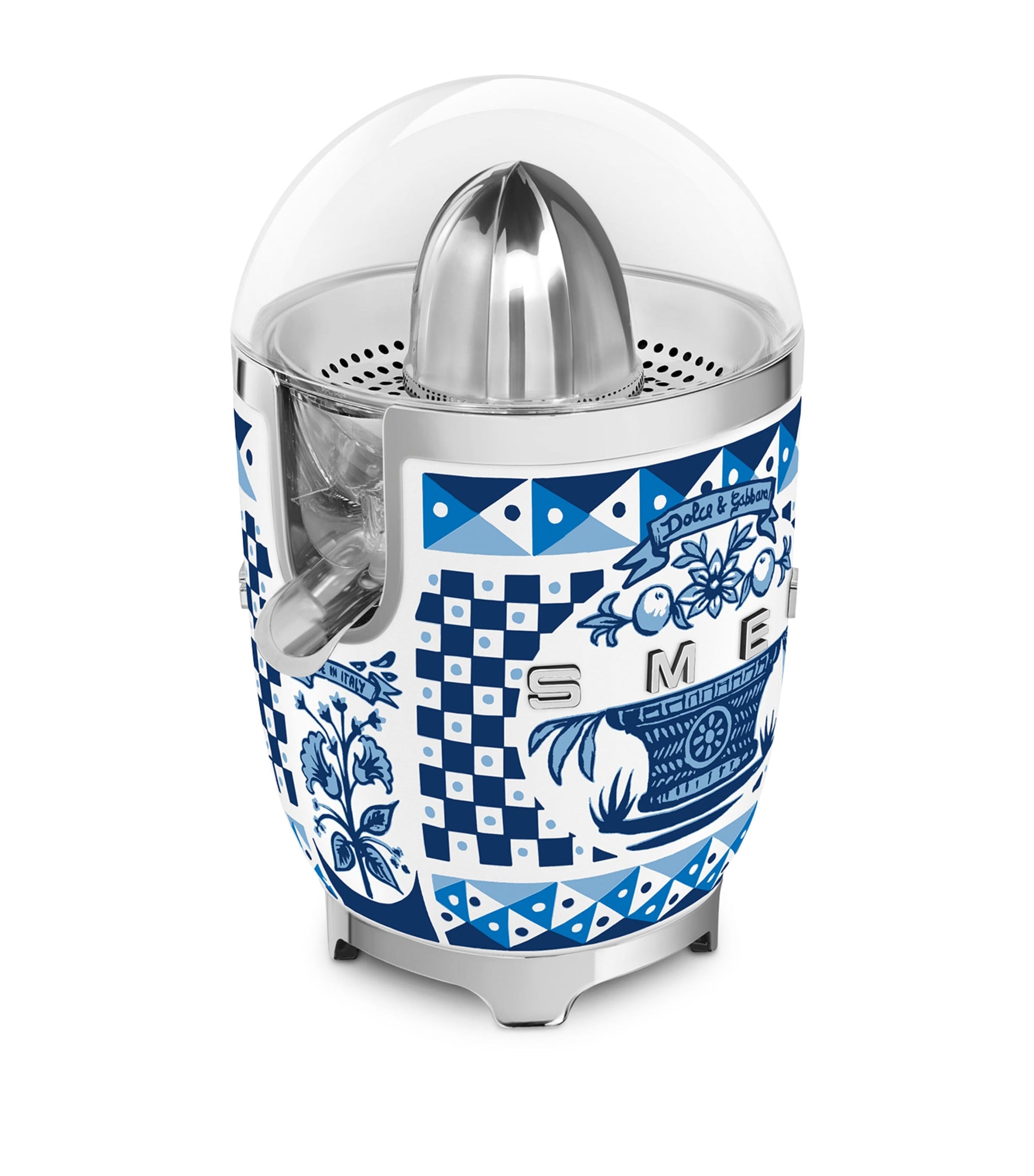 Smeg x Dolce & Gabbana Blu Mediterraneo Citrus Juicer