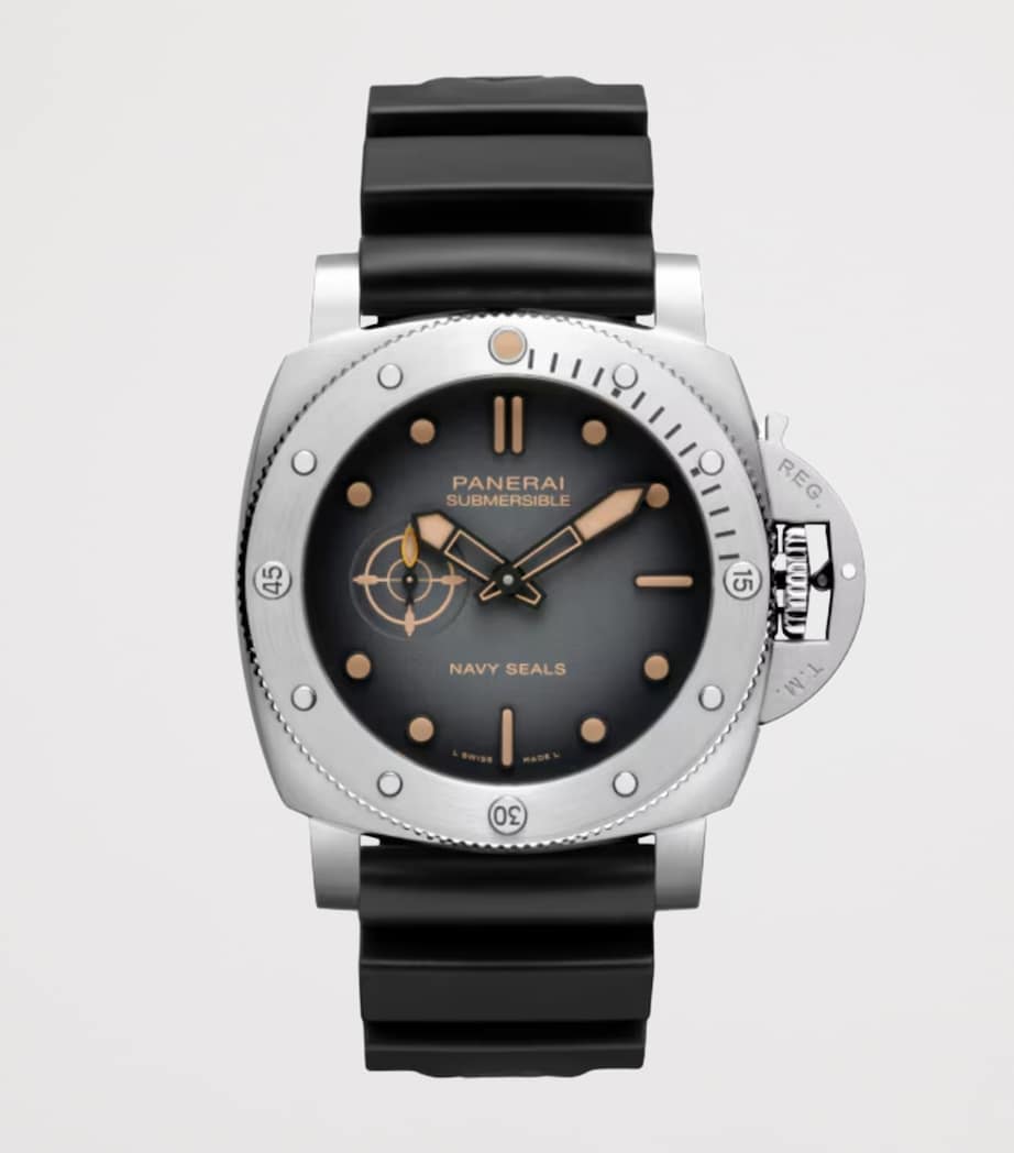 Stainless Steel Submersible Navy Seals Watch 44mm