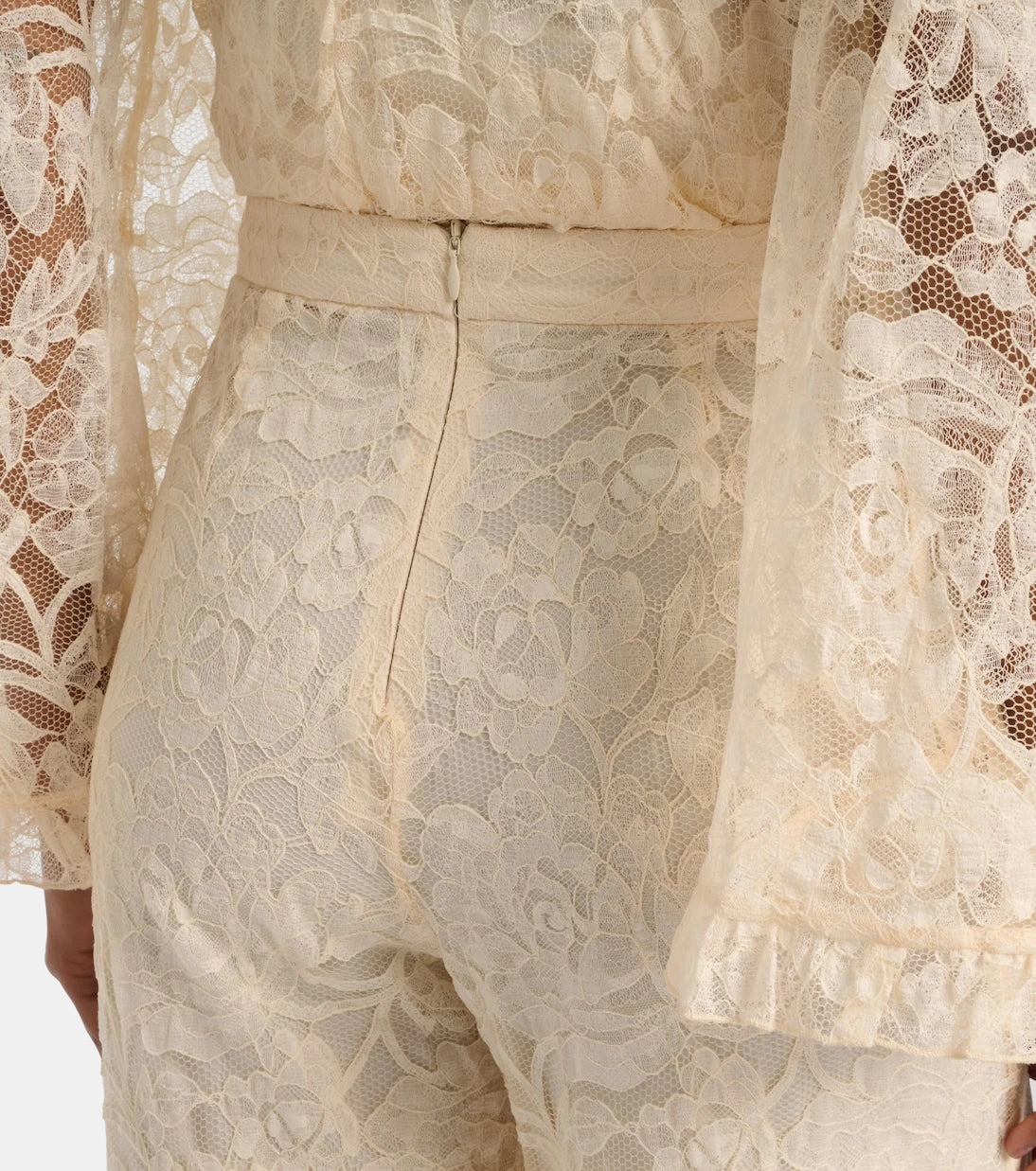 Zimmermann - Carousel lace wide-leg pants