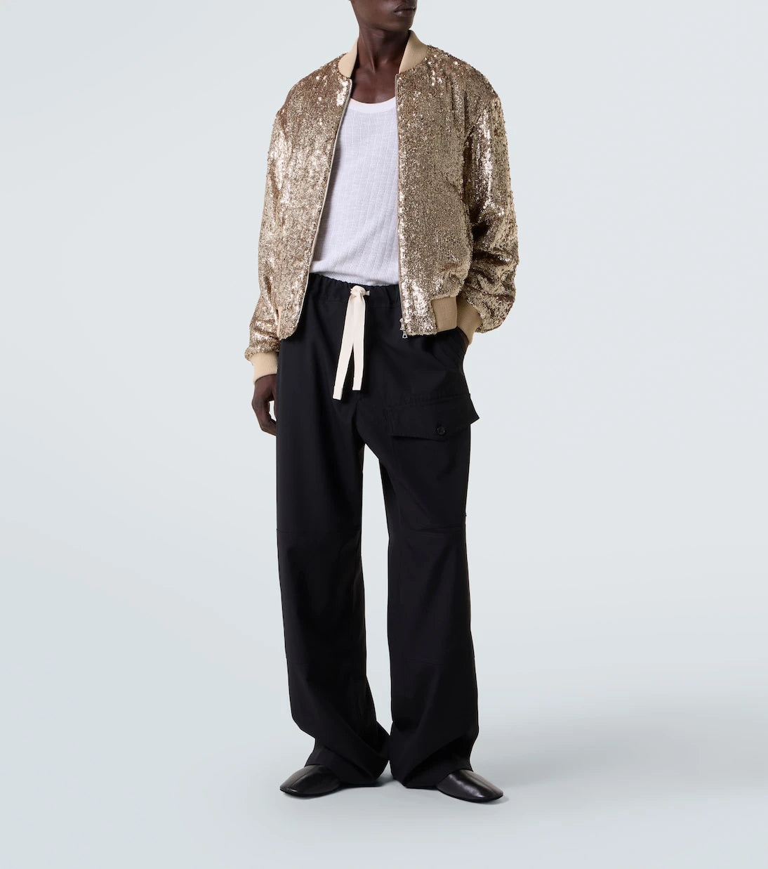 Dries Van Noten - Sequined bomber jacket